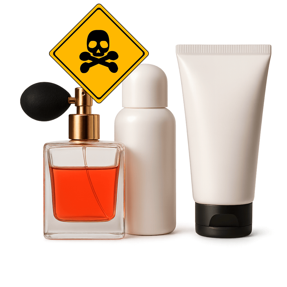 Perfumes y cremas que pueden afectar a un hurón