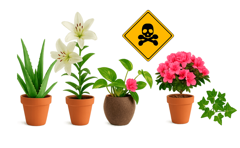 Plantas decorativas que pueden intoxicar a un hurón